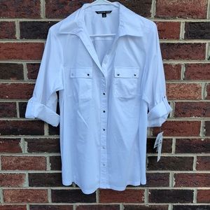 Zac & Rachel Woman new white blouse.